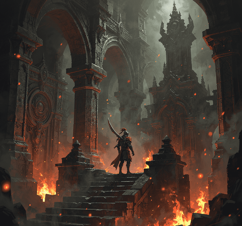 Dark Souls 3 walkthrough scene