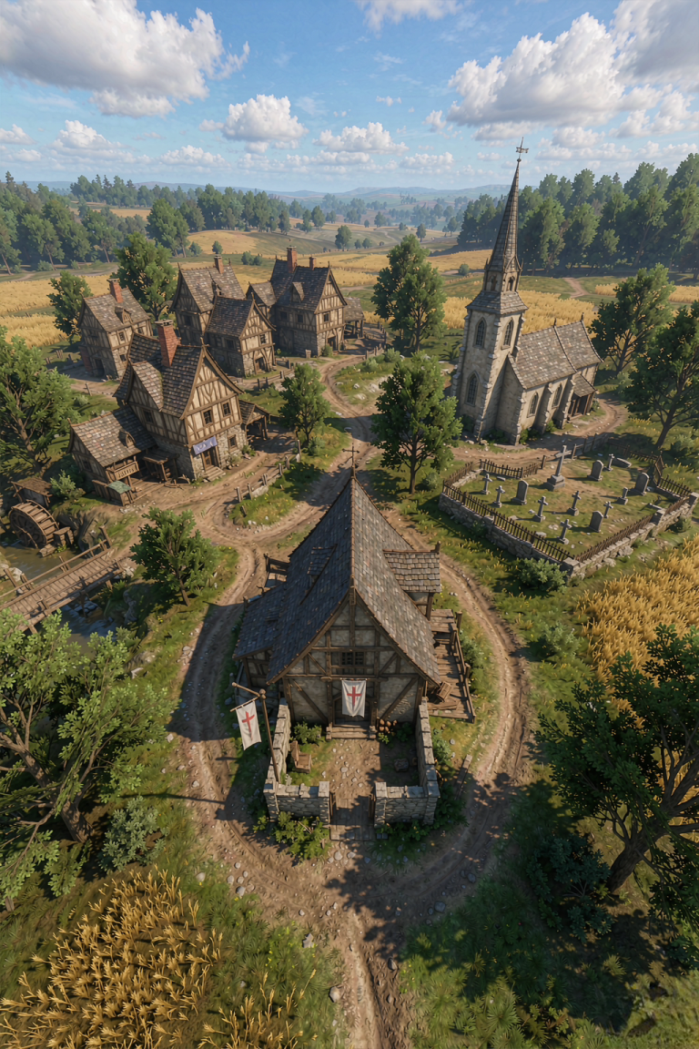 Manor Lords: Best Village Layout and Defense