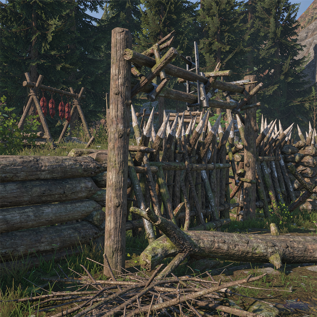 Sons of the Forest walkthrough scene