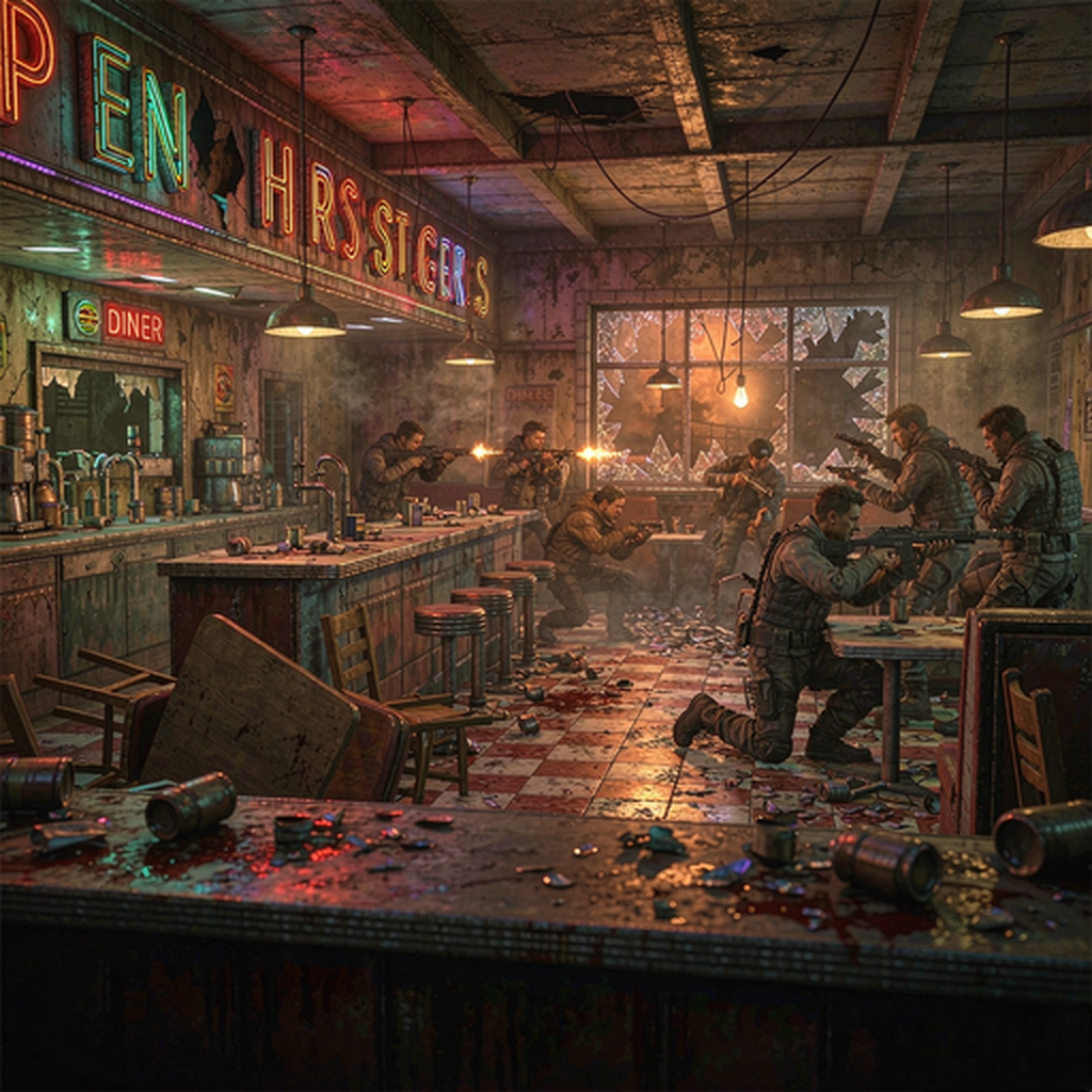 Wolfenstein 2: The New Colossus walkthrough scene